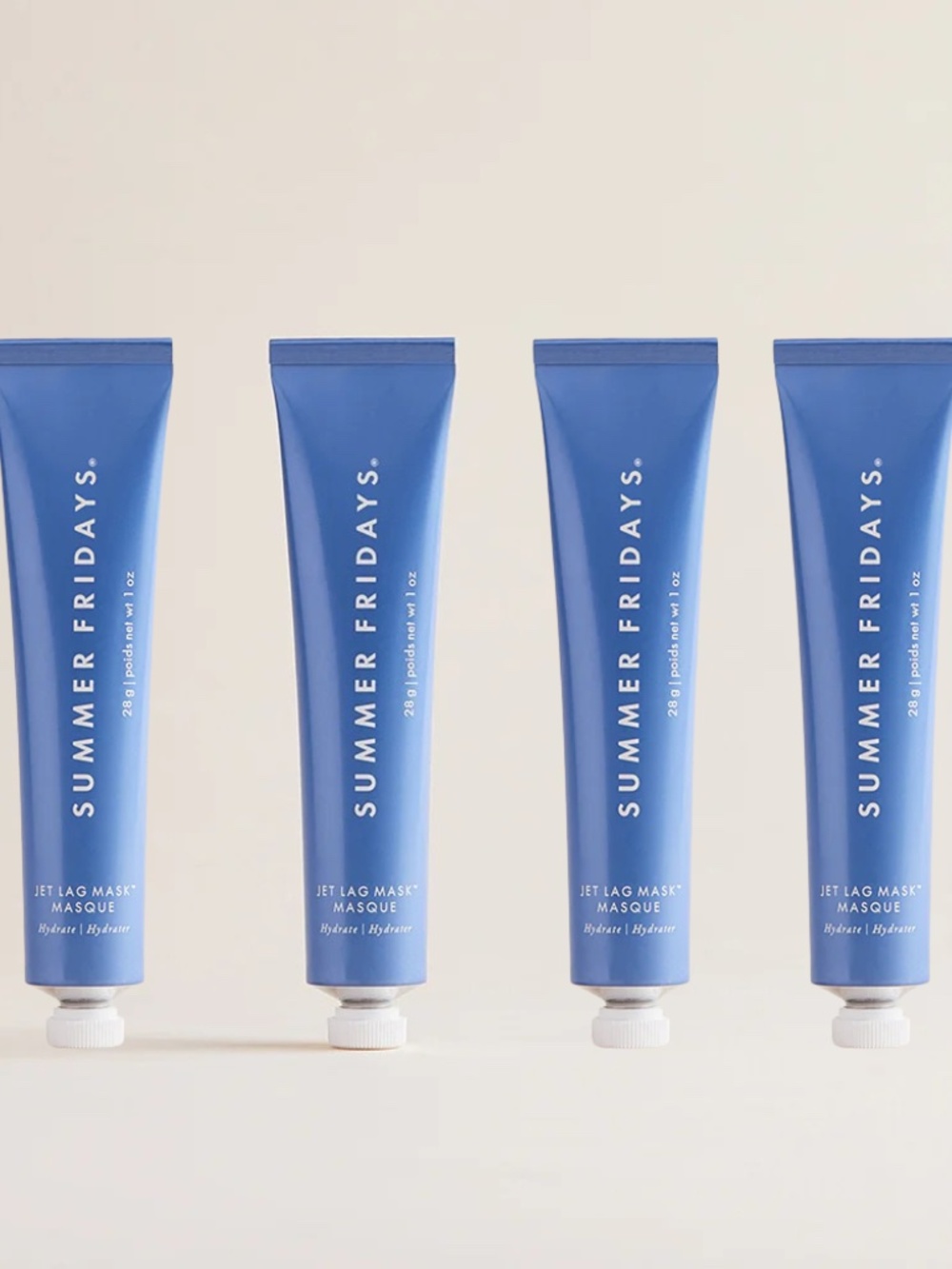 4x Summer Fridays Mini Jet Lag Mask + Moisturizer 1oz